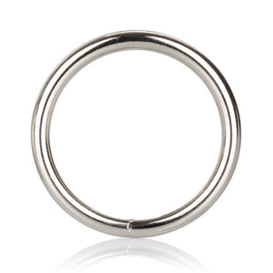 CalExotics Silver Ring 1.75 inch small or 2 inch medium or 2.5 inch large (Per Piece) Cock Rings - Metal Cock Rings CalExotics 