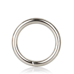 CalExotics Silver Ring 1.75 inch small or 2 inch medium or 2.5 inch large (Per Piece) Cock Rings - Metal Cock Rings CalExotics 