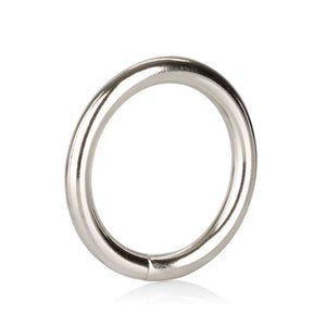 CalExotics Silver Ring 1.75 inch small or 2 inch medium or 2.5 inch large (Per Piece) Cock Rings - Metal Cock Rings CalExotics 