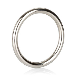 CalExotics Silver Ring 1.75 inch small or 2 inch medium or 2.5 inch large (Per Piece) Cock Rings - Metal Cock Rings CalExotics 