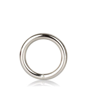 CalExotics Silver Ring 1.75 inch small or 2 inch medium or 2.5 inch large (Per Piece) Cock Rings - Metal Cock Rings CalExotics 