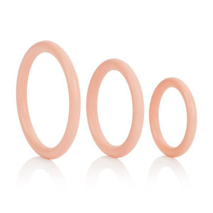 CalExotics Tri-Rings Multi Purpose 3 Rings in Black or Ivory For Him - Cock Ring Sets Calexotics 