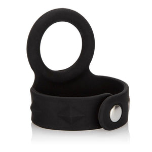 CalExotics Tri-Snap Scrotum Support Ring Medium For Him - Cock & Ball Gear CalExotics 