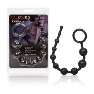 CalExotics X-10 Superior Softer Beads Black (Good Review) Anal - Anal Beads & Balls Calexotics 