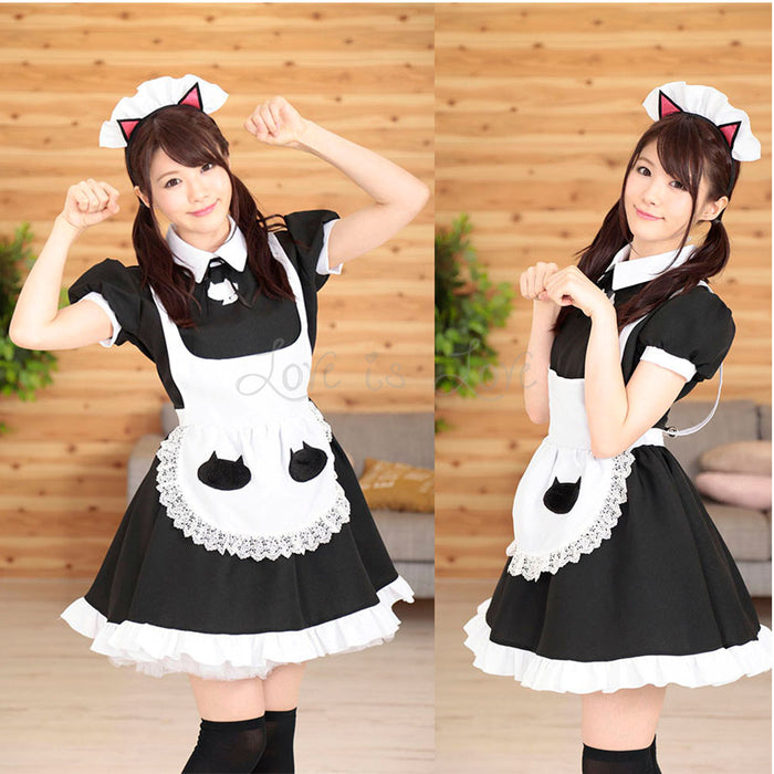 Japan A&T Cat Maid Uniform M Size