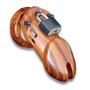 CB-X CB-6000 3.25 Inch Male Chastity Device Designer Collection Wood or Camouflage Finish For Him - Chastity Devices CB-X 