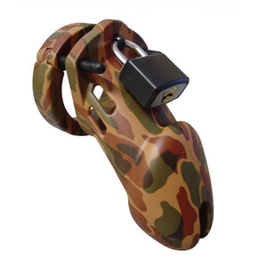 CB-X CB-6000 3.25 Inch Male Chastity Device Designer Collection Wood or Camouflage Finish For Him - Chastity Devices CB-X 