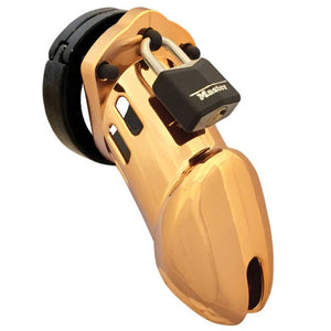 CB-X CB-6000 Male Chastity Device Designer Collection Gold Finish For Him - Chastity Devices CB-X 