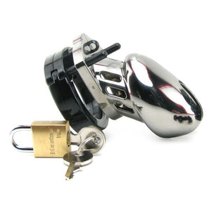 CB-X CB-6000S 2.5 Inch Male Chastity Device Chrome (Retail Popular CB Chastity Device) For Him - Chastity Devices CB-X 