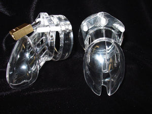 CB-X CB-6000S 2.5 Inch Male Chastity Device Clear (Newly Replenished) For Him - Chastity Devices CB-X 