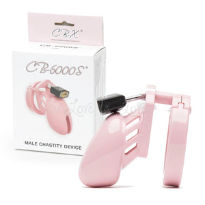 CB-X CB 6000S Male Chastity Device Pink Finish For Him - Chastity Devices CB-X 