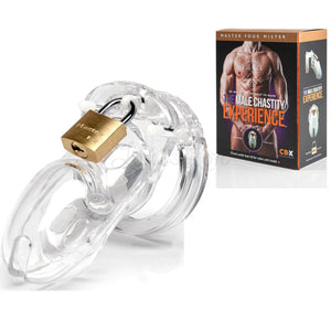 CB-X CB-3000 3 Inch Male Chastity Device Clear For Him - Chastity Devices CB-X