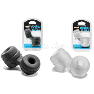 Perfect Fit SilaSkin Cock & Ball Ring Black Cock Rings - Ball Dividers/Stretchers Perfect Fit