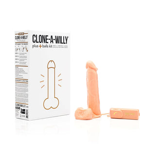 Clone-A-Willy Molding Kit - Vibrating Penis With Balls