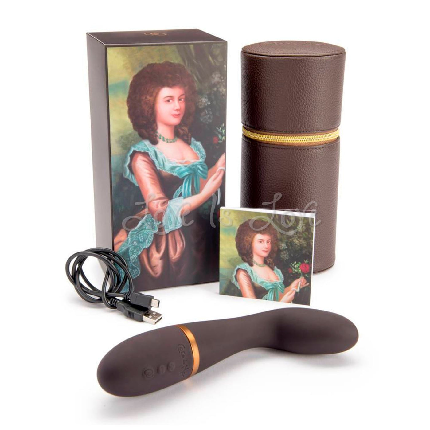 Coco de Mer Georgiana USB Rechargeable Silicone G-Spot Vibrator Love is Love Coco de Mer Georgiana USB Rechargeable Silicone G-Spot Vibrator Love is Love