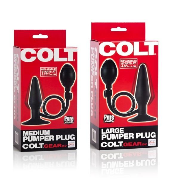 Colt Pumper Plug Inflatable Anal Plug Medium or Large Size