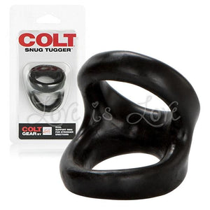 Colt Snug Tugger Black Cock Rings - Cock & Ball Gear Colt by CalExotics 