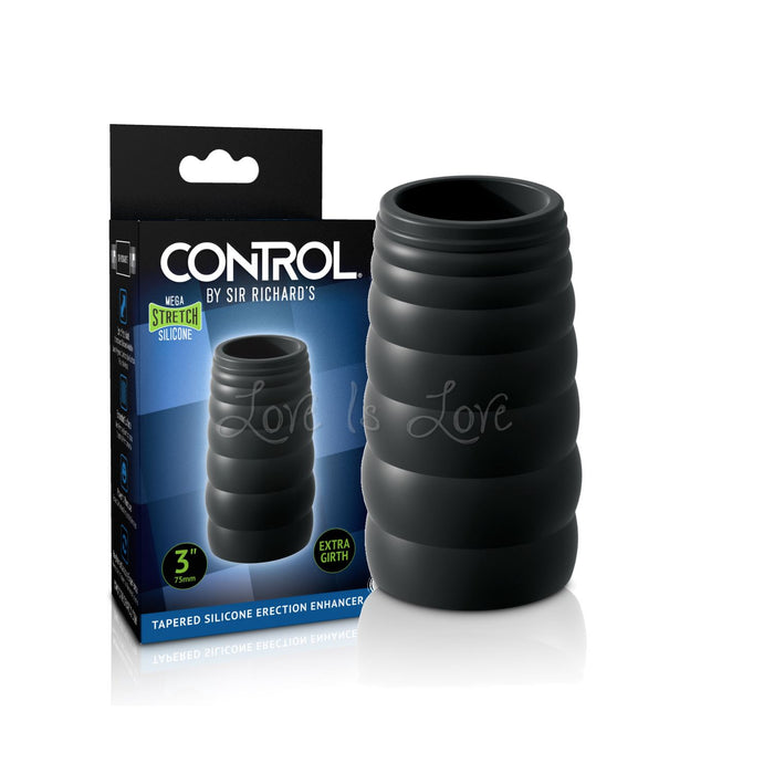 CONTROL by Sir Richard's Tapered Silicone Erection Enhancer 3 Inch