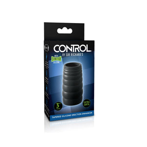 CONTROL by Sir Richard's Tapered Silicone Erection Enhancer For Him - Penis Sheath/Sleeve Pipedream Products 