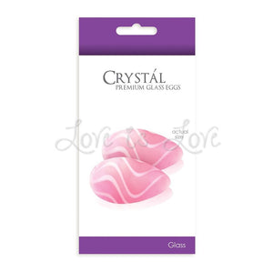 Crystal Premium Glass Eggs Kegel and Pelvic Exerciser (Clearance) For Her - Kegel & Pelvic Exerciser NS Novelties 