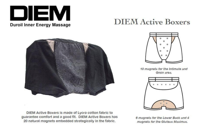 DIEM Men's Active Boxers (Lifestyle Products For Men)(Testimonials)(Limited Period Sale)
