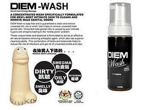 Diem Wash Male Hygiene 150ml or 50ml (Recommended) Enhancers & Essentials - Hygiene & Intimate Care DIEM 