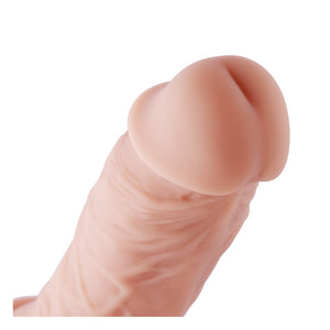 Hismith Beginner 7" Small Flesh Dildo For Hismith Sex Machine With KlicLok Connector (5.5" Insertable Length) buy in Singapore LoveisLove U4ria