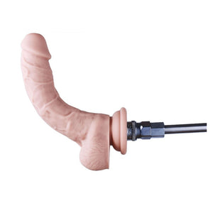 Hismith Beginner 7" Small Flesh Dildo For Hismith Sex Machine With KlicLok Connector (5.5" Insertable Length) buy in Singapore LoveisLove U4ria