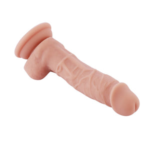 Hismith 9.1" Silicone Dildo in Flesh For Hismith Sex Machine With KlicLok Connector 7.5" Insertable Length buy in Singapore LoveisLove U4ria