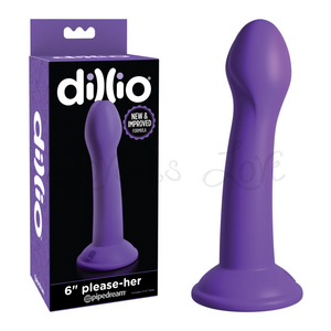 Pipedream Dillio 6 Inch Please Her Pink or Purple