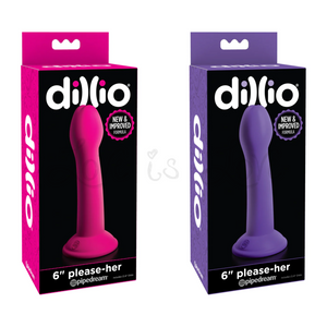 Pipedream Dillio 6 Inch Please Her Pink or Purple