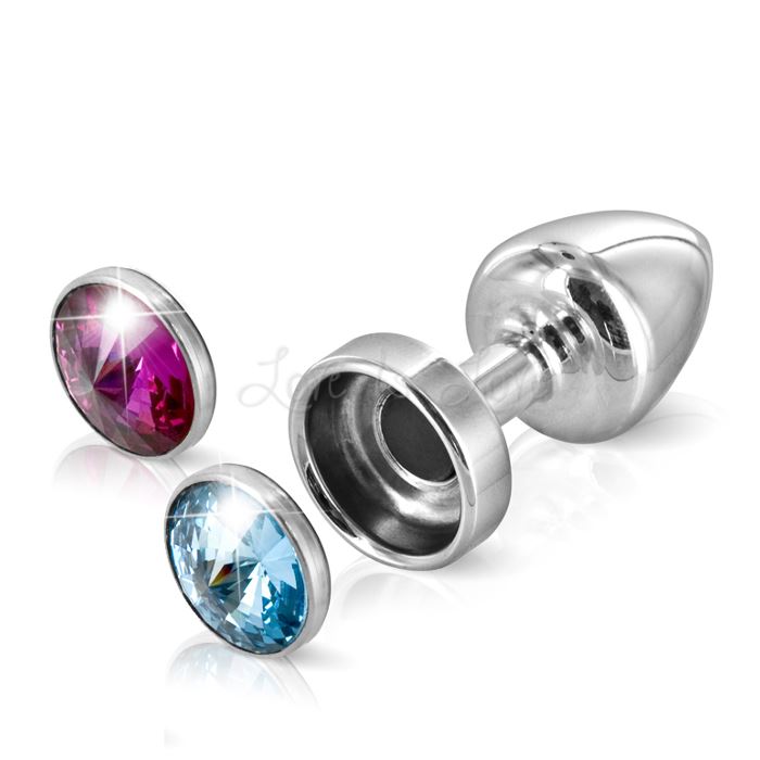 Diogol Anni Butt Plug Magnet Pink & Blue T2 30mm