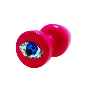 Diogol Anni R Eye Butt Plug Pink Crystal Pink 25 MM or 30 MM Anal - Tail & Jewelled Butt Plugs Diogol 30 MM 