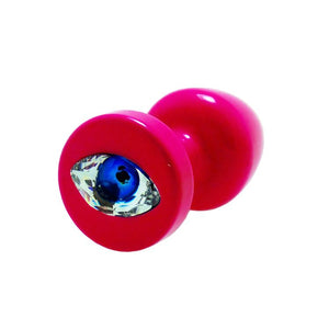 Diogol Anni R Eye Butt Plug Pink Crystal Pink 25 MM or 30 MM Anal - Tail & Jewelled Butt Plugs Diogol 30 MM 