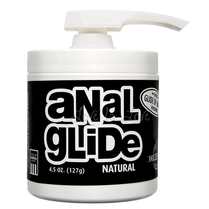 Doc Johnson Natural Anal Glide Oil Based Lubricant 4.5oz/127g