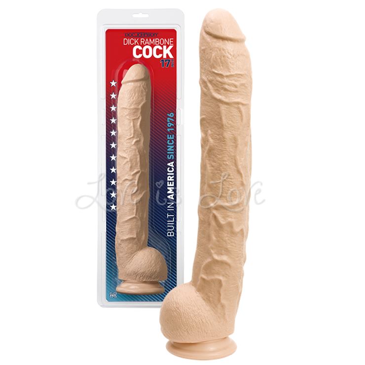 Doc Johnson Dick Rambone Cock 17 Inch â€“ Love is Love