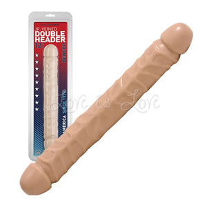 Doc Johnson JR Veined 12 Inch Double Header Bender Dildos - Double Ended Dildos Doc Johnson 