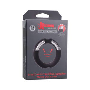 Doc Johnson Kink HYBRID Silicone Covered Metal Cock Ring 35mm or 45mm (Last Pc Each)