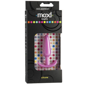 Doc Johnson Mood Naughty 1 Silicone Butt Plug Pink Small or Medium or Large Anal - Beginners Anal Toys Doc Johnson 