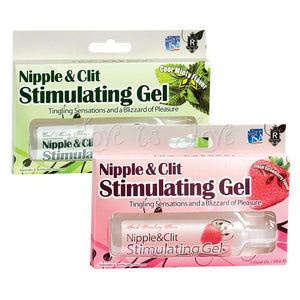 Doc Johnson Nipple And Clit Stimulating Gel Mint or Strawberry Nipple Toys - Nipple Arousal Doc Johnson 