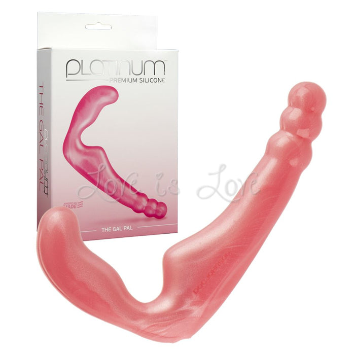 Doc Johnson Platinum Silicone The Gal Pal Strapless Strap-On