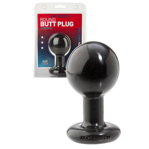 Doc Johnson Round Butt Plug Small or Medium or Large Anal - Oversized Anal Toys Doc Johnson Medium 