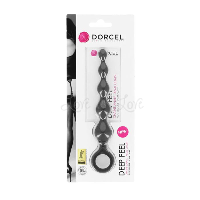 Dorcel Deep Feel Anal Beads Black
