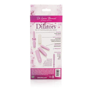 Dr. Laura Berman Intimate Basics Dilators Set of 4 Locking Sizes Plus Sleeve For Her - Dilator Kit/Set Dr. Laura Berman by CalExotics 