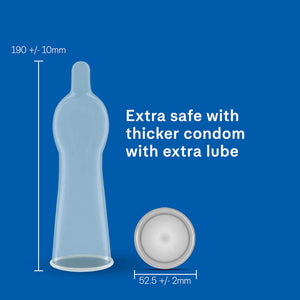 Durex Extra Safe Condom 3pcs or 12 Pcs (Newest Packaging)