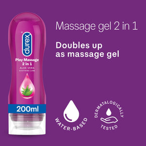 Durex Play Massage 2 in 1 Aloe Vera Soothing Lube buy at LoveisLove U4Ria Singapore