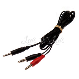 E-Stim Systems Short 4mm Cable ElectroSex Gear - E-Stim E-Stim Systems 