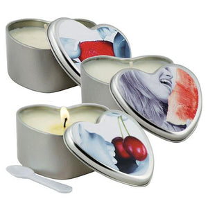 Earthly Body Edible Massage Candle Watermelon Or Cherry Enhancers & Essentials - Hygiene & Intimate Care Suntouched 