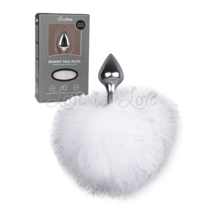 Easytoys Bunny Tail Plug No. 1 - Silver/White Anal - Tail & Jewelled Butt Plugs Easytoys 