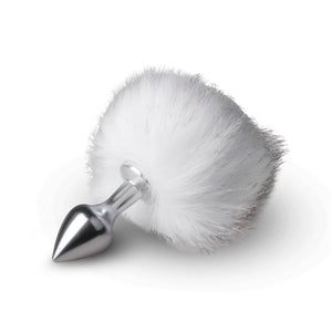 Easytoys Bunny Tail Plug No. 1 - Silver/White Anal - Tail & Jewelled Butt Plugs Easytoys 